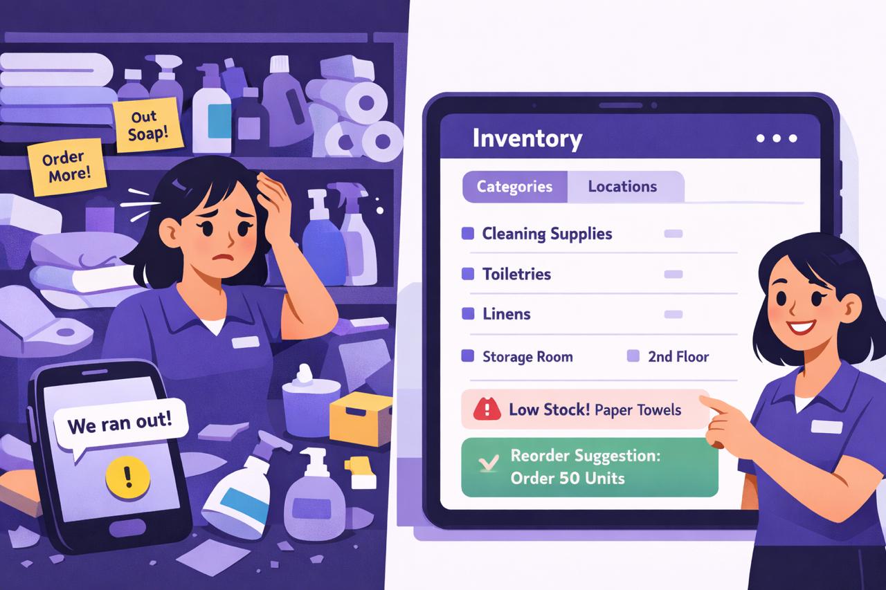 Featured image for: Hotel Inventory Without Surprises: Low-Stock Alerts, Order Tracking, and AI-Priced Reordering